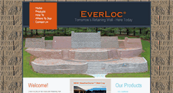 Desktop Screenshot of everlocretainingwalls.com